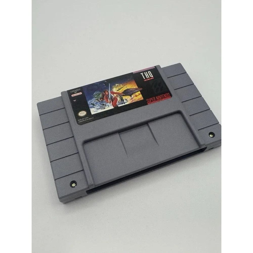 Super Star Wars The Empire Strikes Back SNES Complete CIB Box Manual Tested